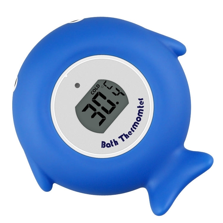 2 PCS Little Fish Baby Bath Electronic Thermometer Bathtub Pool Water Thermometer Blue