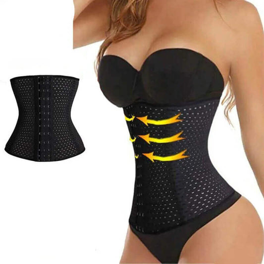 Body Shape Wear Waist Trainer Belt Steel Boned Corset Women