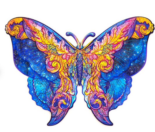 BUTTERFLY WOODEN PUZZLE A5