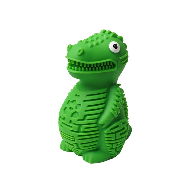 Crocodile Pet Toys Leak Food Grinding Teeth Bite Resistant Multifunctional Dog Toys Green