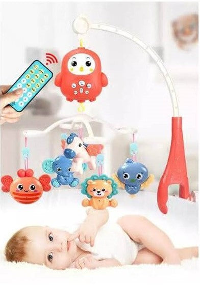 Baby Mobile With Remote Control Bed Bell and Rattle