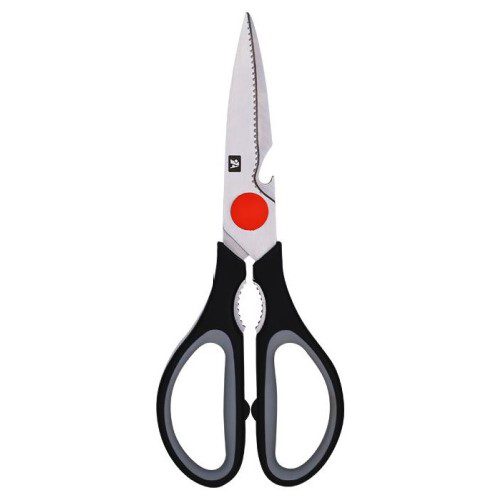 Deli Home 21cm Kitchen Scissor Shears With Bottle Opener 7750 Black