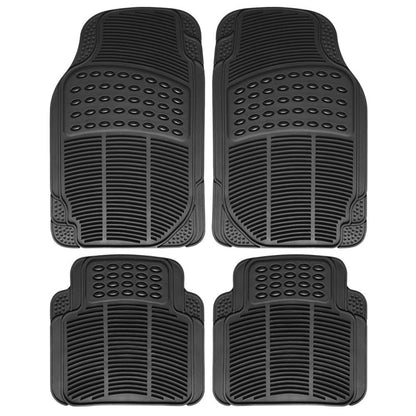 TIROL T13115 4 Set General Car Waterproof Rubber Floor Mats