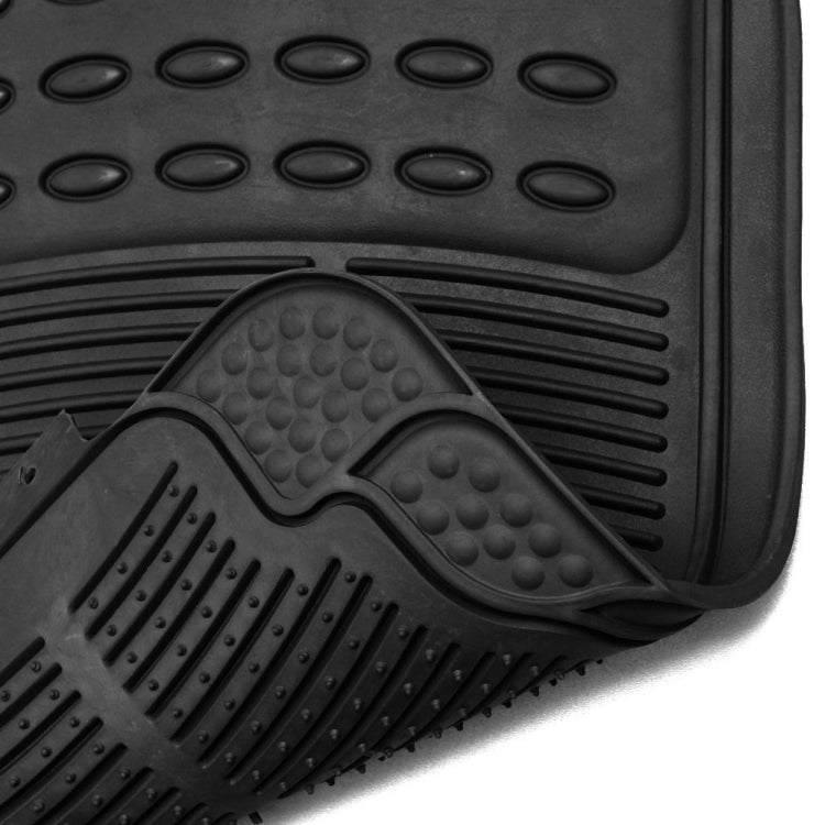 TIROL T13115 4 Set General Car Waterproof Rubber Floor Mats