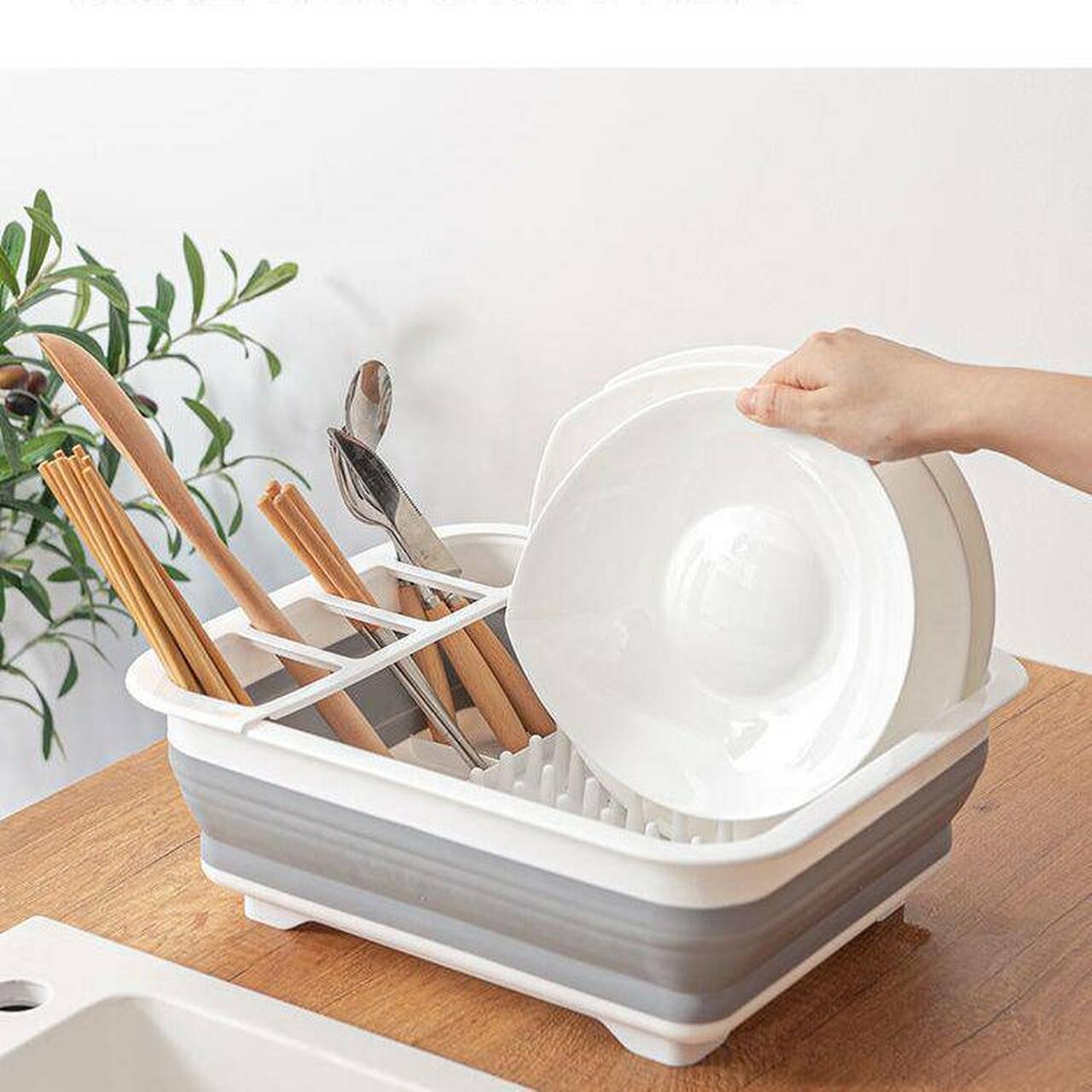 Collapsible Folding Caravan Dish Drainer Plus Speedy Chopper