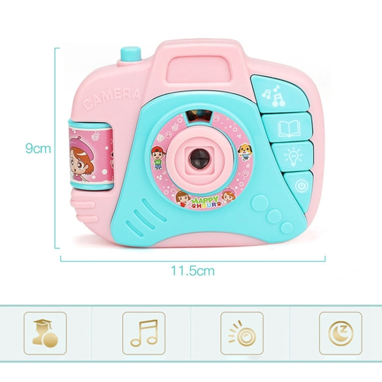 Children Cartoon Projector Simulated Camera Educational Toys Pink