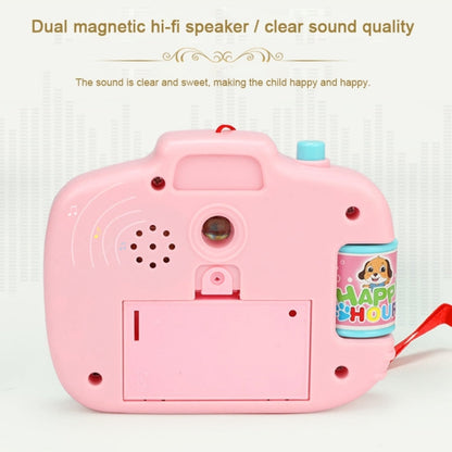 Children Cartoon Projector Simulated Camera Educational Toys Pink