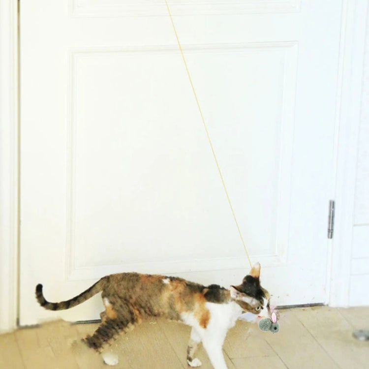 Hanging Door Retractable Cat Teaser Stick Pet Toy Dragonfly