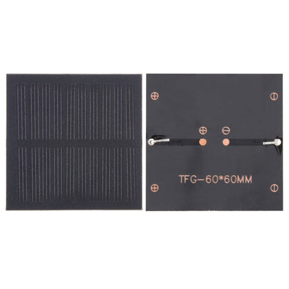 5V 0 3W 60mAh 60 x 60mm DIY Sun Power Battery Solar Panel Module Cell