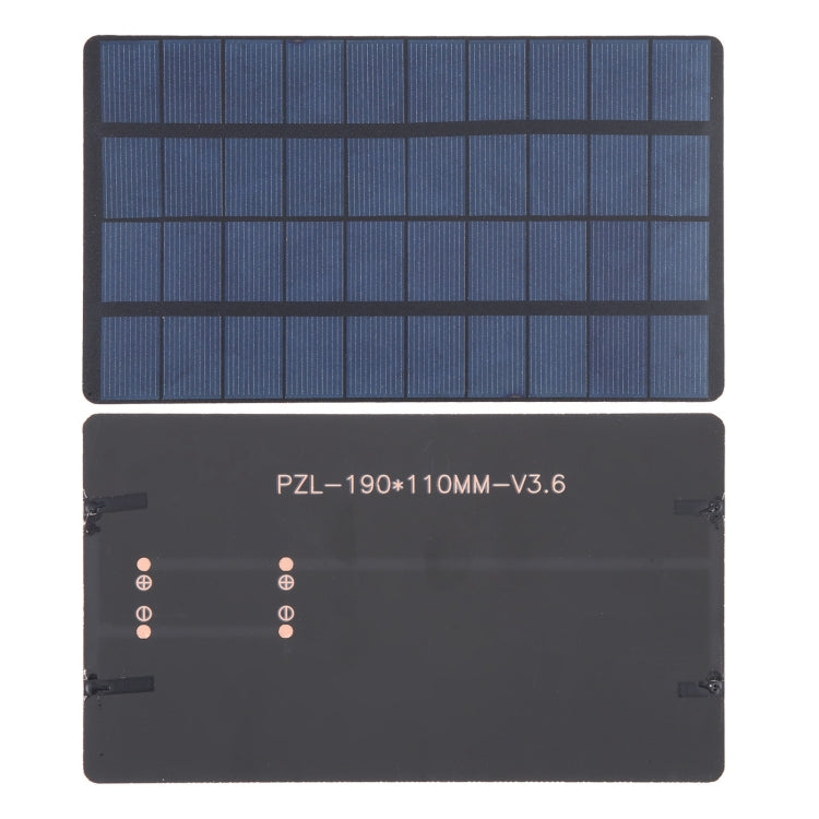 5V 3W 600mAh 190 x 110mm DIY Sun Power Battery Solar Panel Module Cell