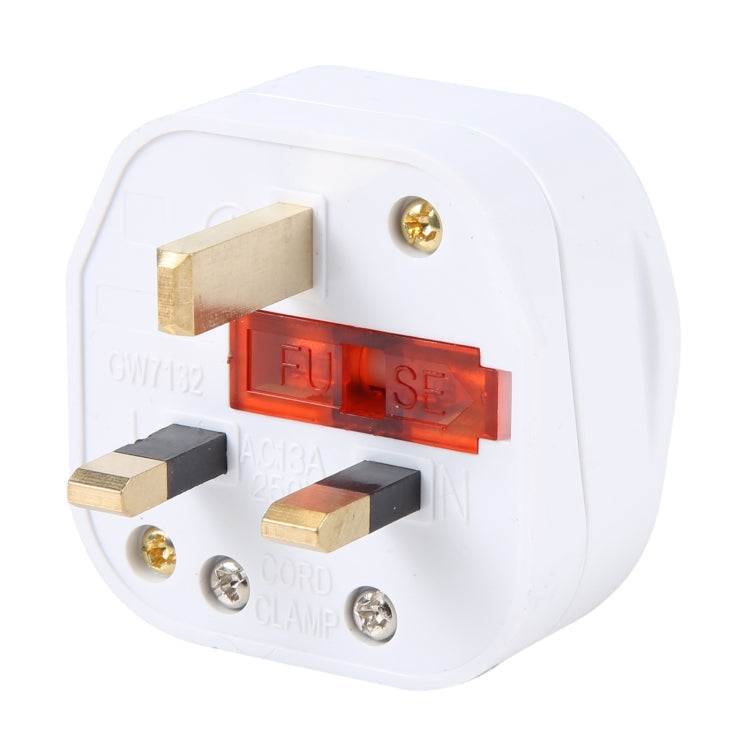 13A Wall Plug Adapter with On Off Power Switch Fuse UK Plug