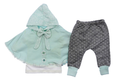 Cape Styled Baby Cloth Set