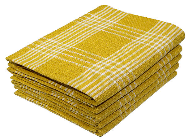 Bunty s Kitchen Towel Design 2019 050x070cms 05 Pc Pack Plain Checks