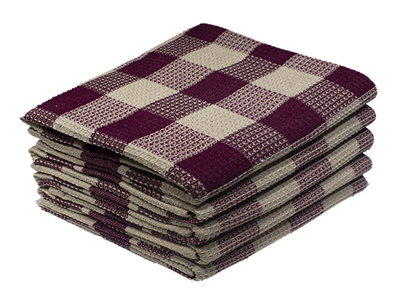 Bunty s Kitchen Towel Design 2130 052x073cms 05 Pc Pack Checks