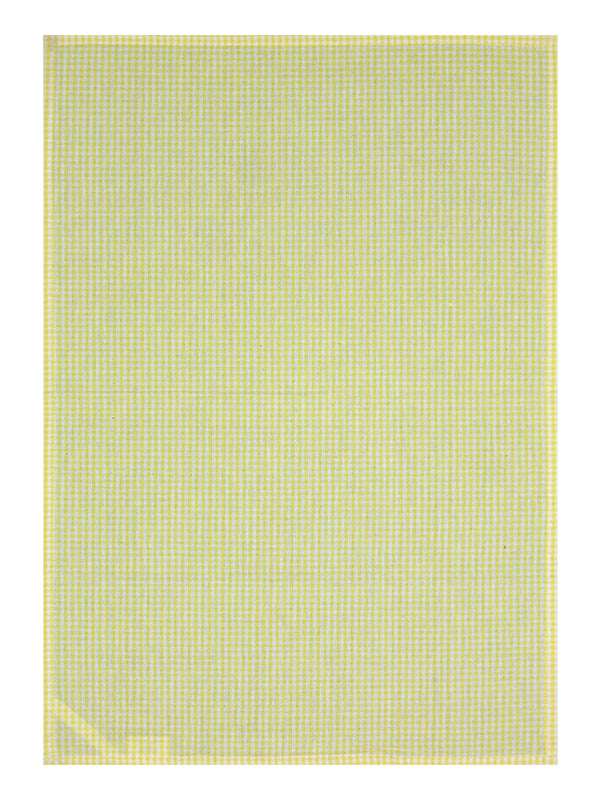 Bunty s Kitchen Towel Design 2326 046x070cms 05 Pc Pack Small Checks Yellow