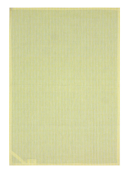 Bunty s Kitchen Towel Design 2326 046x070cms 05 Pc Pack Small Checks Yellow