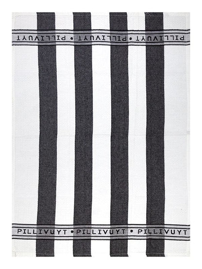 Bunty s Kitchen Towel Design 2333 062x091cms 05 Pc Pack Stripes Black