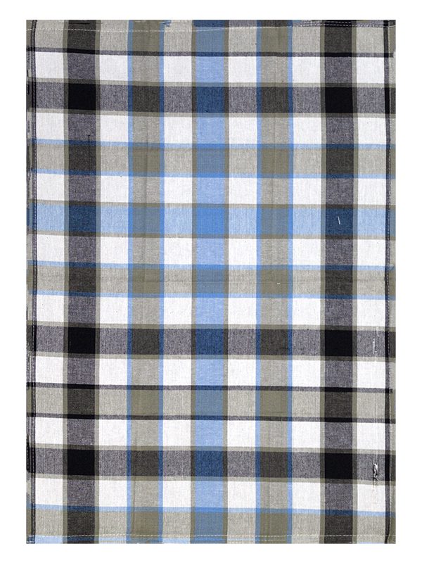 Bunty s Kitchen Towel Design 2335 052x072cms 05 Pc Pack Checks Sky Blue