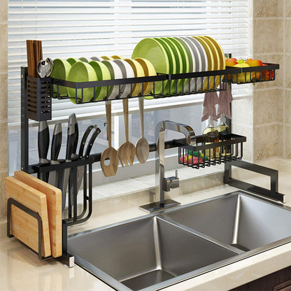 Kitchen Over The Sink Dish Drying Rack 85cm