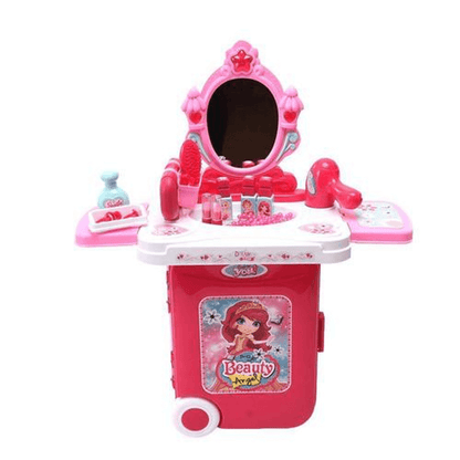 Little Deluxe Beauty Play Set in Luggage Trolley 3 in 1