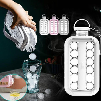 2 in 1 Portable Water Bottle and Ice Cube Maker