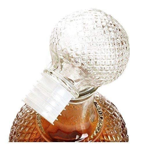 Whiskey Decanter Round 500ml Drinks Decanter Suitable for Alcoholic and Non Alcoholic Drinks