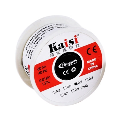 Kaisi 0 6mm Rosin Core Tin Lead Solder Wire for Welding Works 50g