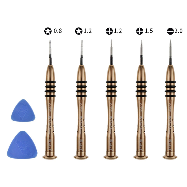 Kaisi K 5222 7 in 1 Plastic Opening Pick Precision Screwdriver Set Tablet PC Cell Phone Repair Kit