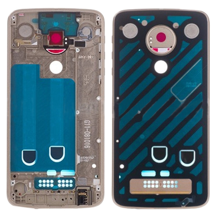 Middle Frame Bezel Plate for Motorola Moto Z Play XT1635 Gold