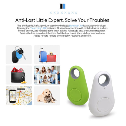 Keyfinder Wallet Dog Cat kids GPS locator anti lost keychain Smart Search Bluetooth Tracker Tag Black