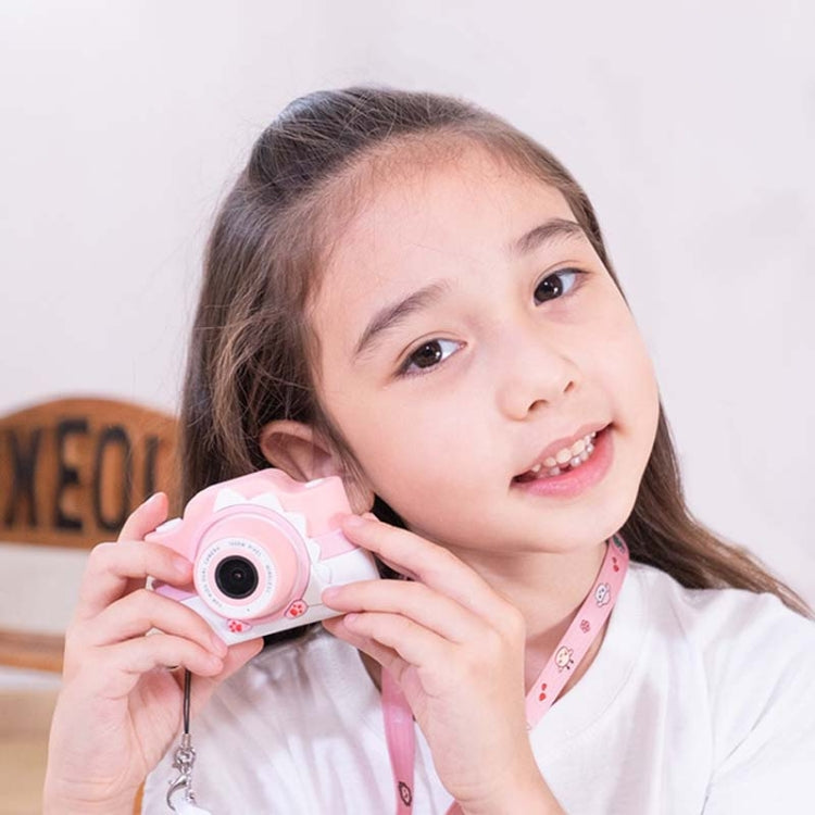 C2 JXJR Children 24MP WiFi Fun Cartoon HD Digital Camera Educational Toys Style Camera 16GB TF Pink