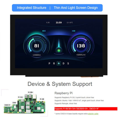 Waveshare 4 3 Inch DSI Display 800 480 Pixel IPS Display Panel Style Touch Display