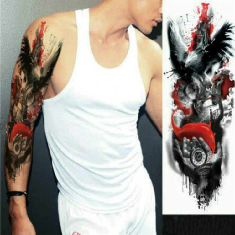 Large Arm Sleeve Waterproof Temporary Tattoo Sticker TQB 075