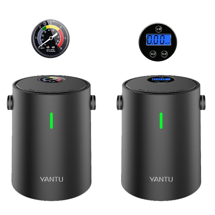 YANTU A05 Car Electric Mini Portable Tire Air Pump Style Wireless Digital Display White