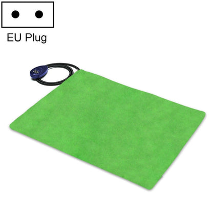 40x30cm Green 12V Low Voltage Multifunctional Warm Pet Heating Pad Pet Electric Blanket EU Plug