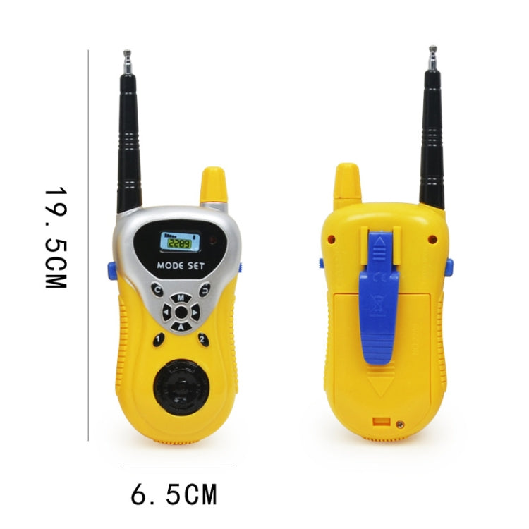 2289 1 Pair Children Mini Walkie Talkie Toys Wireless Talking Outdoor Interactive Toys Green