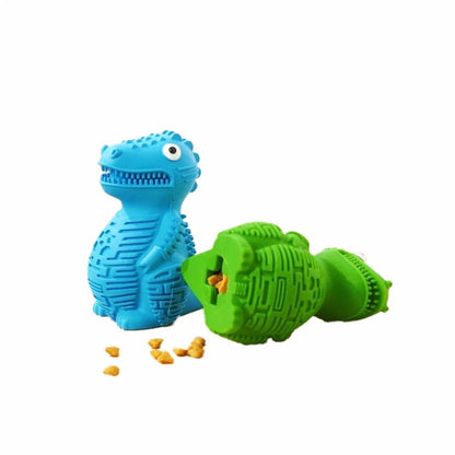 Crocodile Pet Toys Leak Food Grinding Teeth Bite Resistant Multifunctional Dog Toys Black