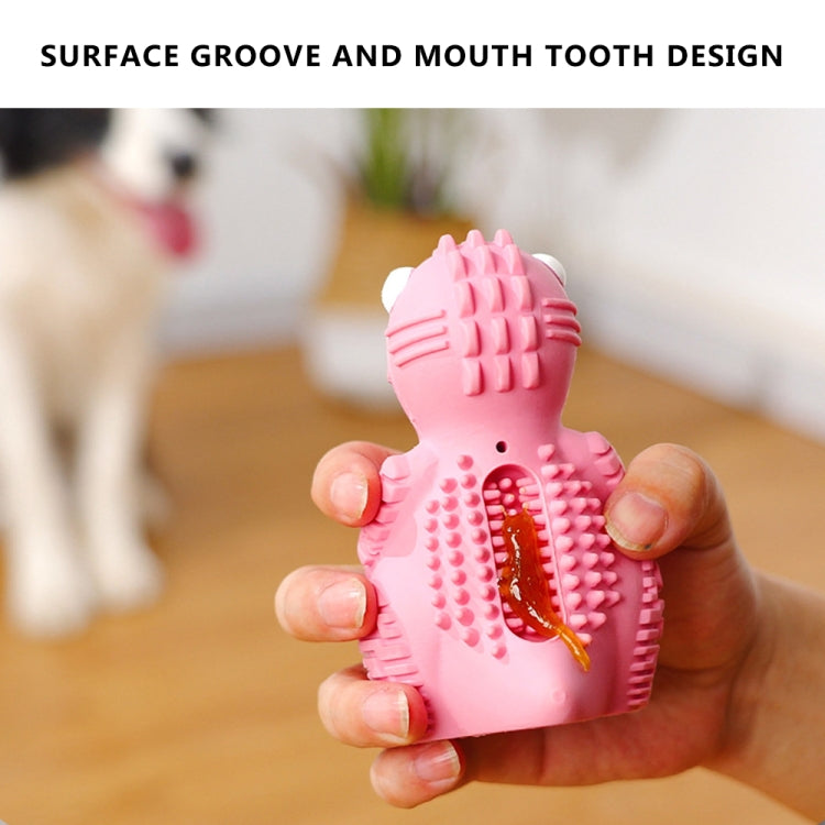 Crocodile Pet Toys Leak Food Grinding Teeth Bite Resistant Multifunctional Dog Toys Black