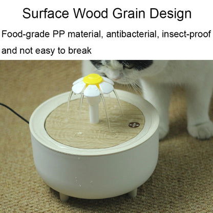 346578 Pets Automatic Circulation Filter Cat Flowing Drinking Fundation Spec USB Automatic Power Off Flower