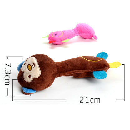 Dog Toys Plush Sound Toys Bite Resistant Teething Dog Supplies Monkey