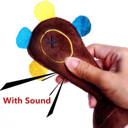 Dog Toys Plush Sound Toys Bite Resistant Teething Dog Supplies Deer