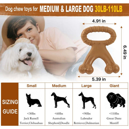 Dog Bite Simulation Nylon Toys Grinding Dog Bone Coffee