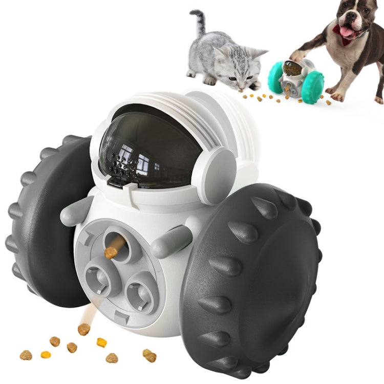 087DT Swing Car Pet Food Leaker Without Electric Tumbler Puzzle Balance Car Dog Toy Color Yellow