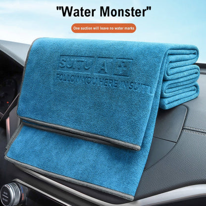 35 x 75cm SUITU Microfiber Cleaning Cloth Car Cleaning Towel Thicken Highly Absorbent Cleaning Rag