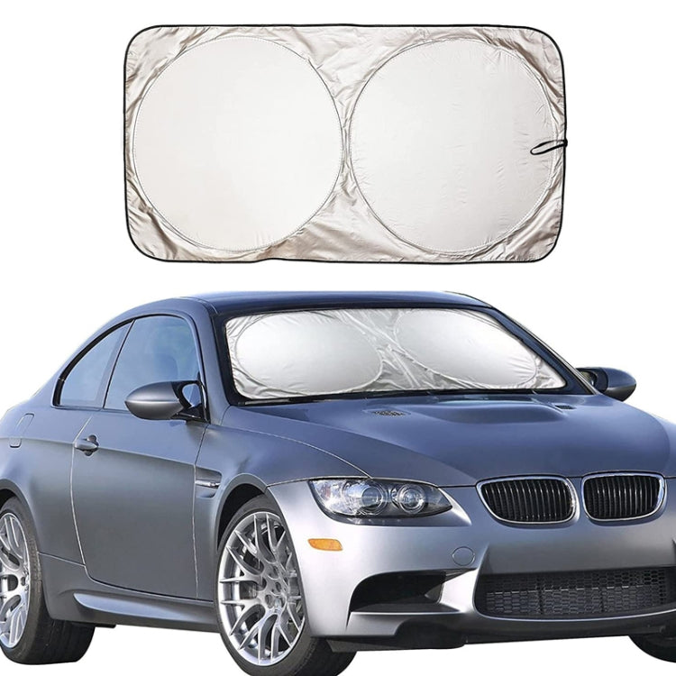 150x85cm Car Double Circle Sun Visor Heat Insulation Sun Protection Sun Block