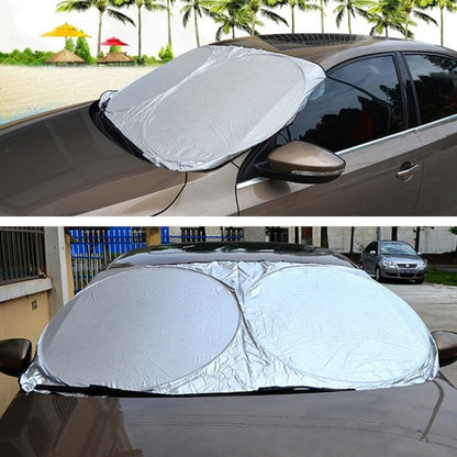 150x85cm Car Double Circle Sun Visor Heat Insulation Sun Protection Sun Block