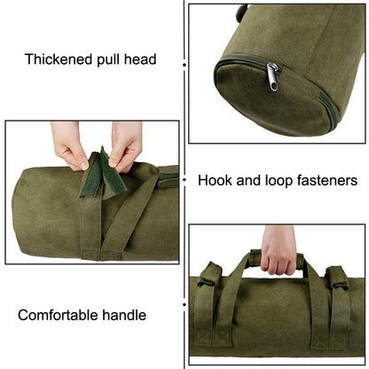 Adjustable Canvas Gym Sandbag Training Weightlifting Exercise Weightlifting Sandbag Khaki