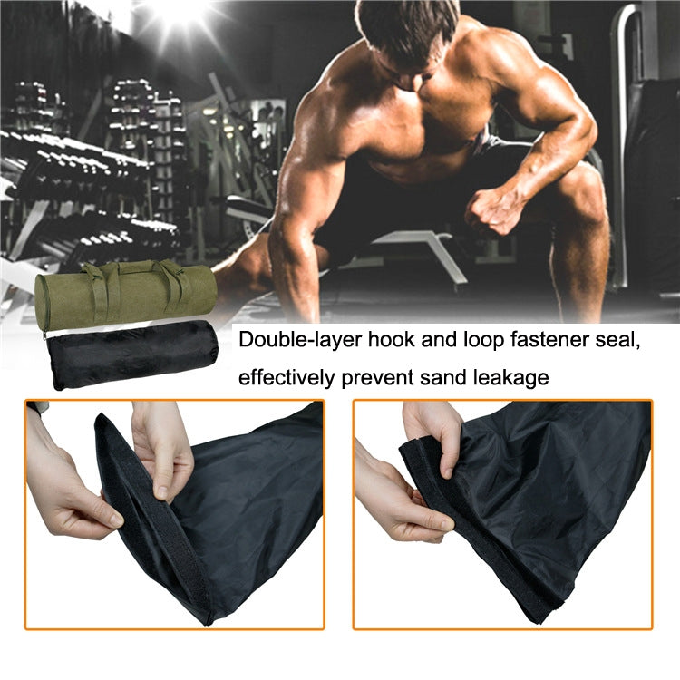 Adjustable Canvas Gym Sandbag Training Weightlifting Exercise Weightlifting Sandbag Khaki