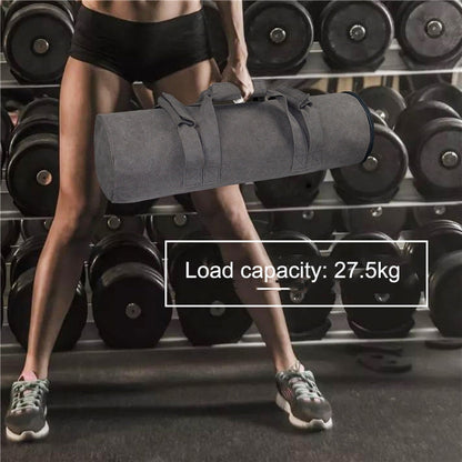 Adjustable Canvas Gym Sandbag Training Weightlifting Exercise Weightlifting Sandbag Khaki