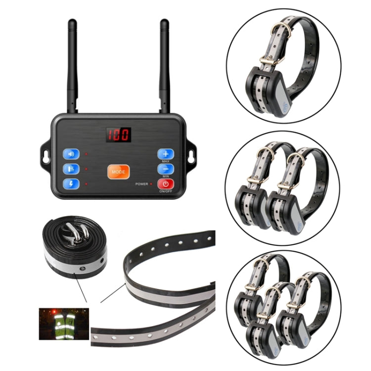 2 In 1 Pet Wireless Fence Bark Control Smart Dog Trainer Set 1 For 1